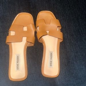 Steve Madden HADYN COGNAC LEATHER Sandals